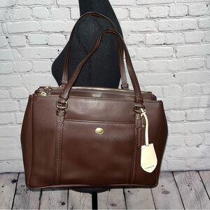 ✅SOLD✅ Vintage Y2K Coach Peyton Leather Jordan Carryall Shoulder Bag